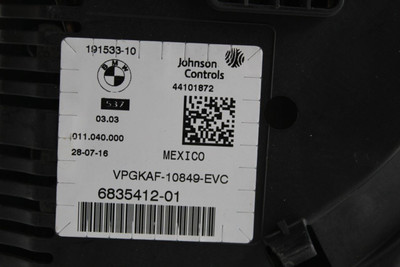 Speedometer Cluster 115K Miles Analog MPH Fits 2014-2018 BMW X5 OEM #43294 6835412-01