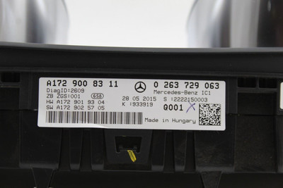 Speedometer Cluster 106K Miles Fits 2016 MERCEDES SLK250 OEM #43302 A1729008311