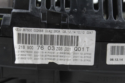 Speedometer 141K Miles 218 Type MPH Fits 2015 MERCEDES CLS400 OEM #43515 A2189007603