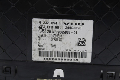 Speedometer Sedan 73K Miles MPH Base Fits 2012-2016 BMW 328i OEM #43497 9365885