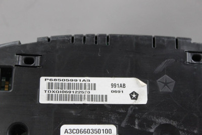 Speedometer Classic 31K Miles Style MPH Fits 21-22 DODGE RAM 1500 NEW OEM #43718 68505991AB, 68505991AB