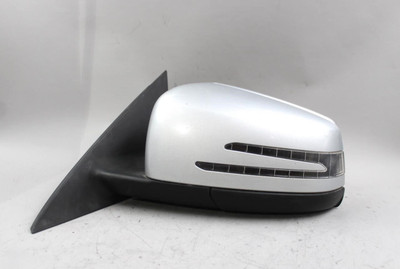 Left Driver Side Silver Door Mirror 117 Type Power 14-16 MERCEDES CLA250 #43781 2468101521, 1768100115, 2468110160, 1178100776