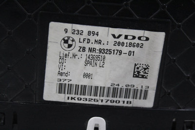 Speedometer Sedan 80K Miles MPH Base Fits 2012-2016 BMW 328i OEM #43780 62109325179, 9325179, 9293933, 9287505, 9283341