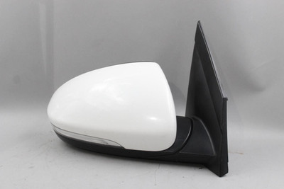 Right Passenger Side White Door Mirror Power Fits 16-18 HYUNDAI TUCSON OEM 43885 87620D3420, 87620D3420
