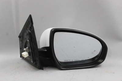 Right Passenger Side White Door Mirror Power Fits 16-18 HYUNDAI TUCSON OEM 43885 87620D3420, 87620D3420