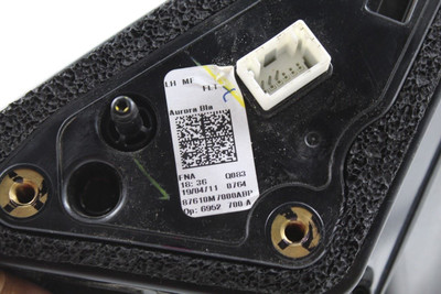 Left Driver Side Aurora Black Door Mirror Power Fits 19-24 KIA FORTE OEM #44087 87610M7000