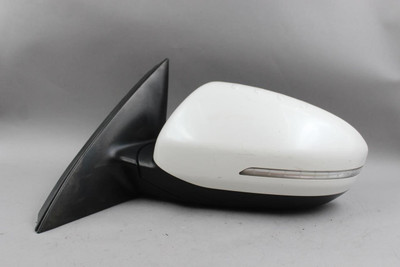 Left Driver Side White Door Mirror Power Hybrid Fits 14-16 KIA OPTIMA OEM #44067 876102T620, 876102T620
