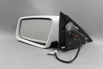 Left Driver Side White Door Mirror 204 Type Power 12-14 MERCEDES C250 OEM #44102 2128100721, 1718201042, 2048200721, 2048110507