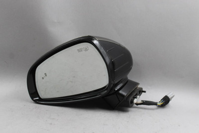 Left Driver Side Black Chrome Door Mirror Fits 2018-2021 KIA STINGER OEM #44106 87610J5540DCH, 87610J5540DCH