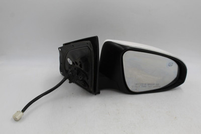 Right Passenger Side White Door Mirror Power 2014-2019 TOYOTA COROLLA OEM #44269 8791002G11C0, 8791002G10C0