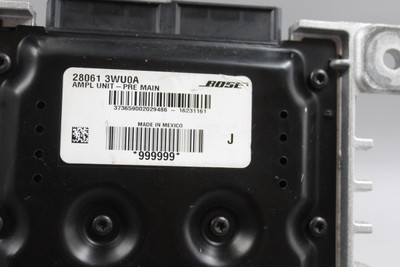 Audio Equipment Radio Amplifier Premium Package 2016-17 INFINITI QX50 OEM #44328 280613WU0A, 280613WU0A
