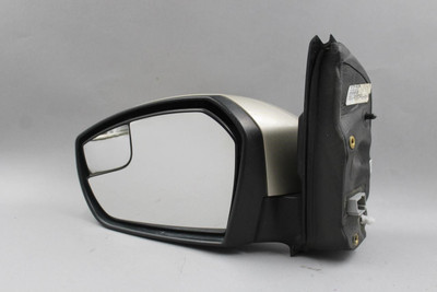 Left Driver Side White Gold Door Mirror Painted Cap 17-19 FORD ESCAPE OEM #44320 GJ5Z17683AB, GJ5Z17D743BAPTM