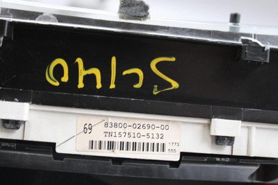 Speedometer Cluster Only MPH Black Face Ce Fits 2003-04 TOYOTA COROLLA OEM 44365 8380002680, 8380002690