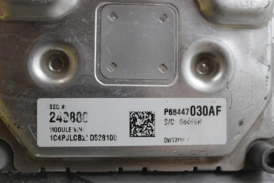 Engine ECU ECM Electronic Control Module 2.4L Fits 19-20 JEEP CHEROKEE OEM 44424 68397063AA