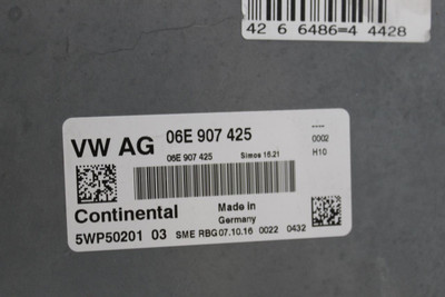 Engine ECU ECM Electronic Control Module 3.0L Fits 2017-2019 AUDI Q7 OEM #44427 06E907425