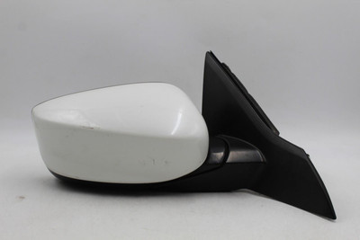 Right Passenger Side White Door Mirror Power Fits 13-17 HONDA ACCORD OEM #44582 76208T2FA11, 76205T2FA01, 76203T2FA01