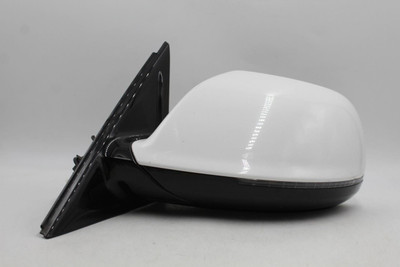 Left Driver Side View White Door Mirror Fits 2015-2017 AUDI Q5 OEM #44576 8R0857527AGRU, 4L0949101A, 8R0857535F