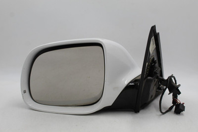 Left Driver Side View White Door Mirror Fits 2015-2017 AUDI Q5 OEM #44576 8R0857527AGRU, 4L0949101A, 8R0857535F