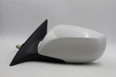 Left Driver Side White Door Mirror Power Fits 2009-16 HYUNDAI GENESIS OEM #44574 876102M100, 876102M100