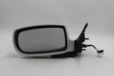 Left Driver Side White Door Mirror Power Fits 2009-16 HYUNDAI GENESIS OEM #44574 876102M100, 876102M100