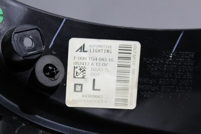 Left Driver Tail Light Quarter Panel Mounted 2016-2019 CHEVROLET VOLT OEM #36247 84309662