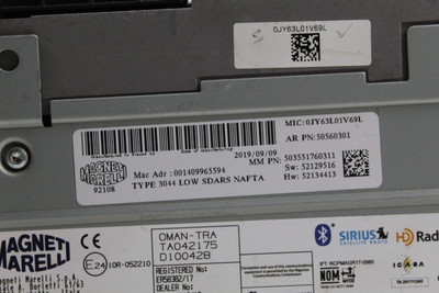 Audio Equipment Radio Receiver 6.50'' Screen Fits 18-19 STELVIO 35301 52134413 high resolution2