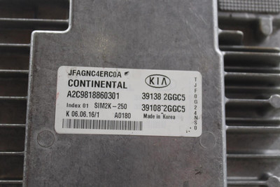 Engine ECM Electronic Control Module 2.4L VIN 3 Fits 2016-2018 KIA OPTIMA #44677 391382GGC5, 391082GGC5