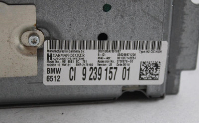 Audio Equipment Radio Am-fm-cd-receiver Fits 2010-2012 BMW 740i OEM #44860 65129224376, 65129293397, 65129257010, 65129239158