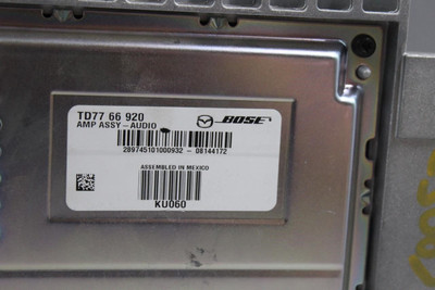 Audio Equipment Radio Amplifier Fits 2007-2012 MAZDA CX-9 OEM #44822 TD1366920, TD77366920