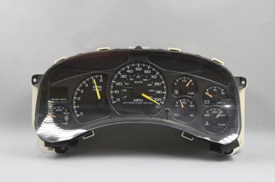 Speedometer Cluster MPH US Market 4 Speed 2000-02 SIERRA 2500 PICKUP OEM #45011 15059383, DHUW, DCMK, DCHD, CDKS, 16264865