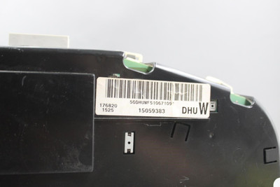 Speedometer Cluster MPH US Market 4 Speed 2000-02 SIERRA 2500 PICKUP OEM #45011 15059383, DHUW, DCMK, DCHD, CDKS, 16264865