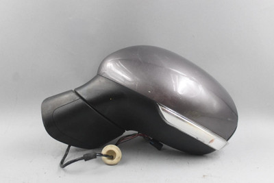 Left Driver Side Gray Door Mirror Electric Fits 2016-2017 FIAT 500 OEM #45037 68290162AA, 6AP53TZZAA, 6AP72LXHAA, 68290162AA