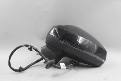 Left Driver Side Black Door Mirror Power Sedan Fits 2015-2019 AUDI A3 OEM #45038 8V0857527DGRU, 8V0949101A, 8V0857535C