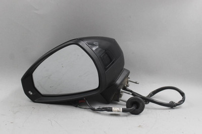 Left Driver Side Black Door Mirror Power Sedan Fits 2015-2019 AUDI A3 OEM #45038 8V0857527DGRU, 8V0949101A, 8V0857535C