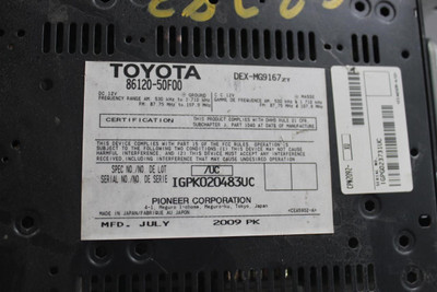 Audio Equipment Radio Receiver Mark Levinson Fits 2007-2009 LEXUS LS460 #45145 8612050J10, P1813, 8612050J10