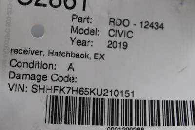 Audio Equipment Radio Receiver Hatchback EX Fits 2019-2021 HONDA CIVIC #45150 39101TGGA21, 39101TGGA21, 39100TGGA21