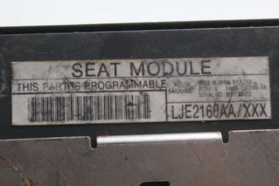 Chassis ECM Memory Seat Under Both Seats Thru VIN A21852 2001 JAGUAR XK8 45221 LJE2160AA