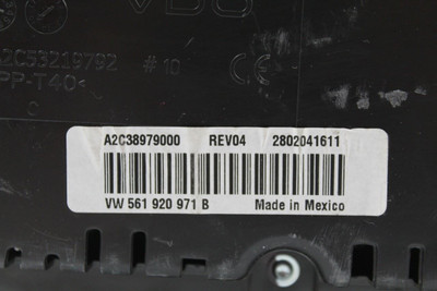 Speedometer Cluster 82K Miles MPH Fits 2017-2019 VOLKSWAGEN PASSAT OEM #36112 561920971B high resolution2