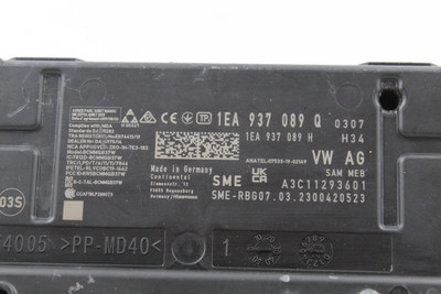 2023 AUDI E-TRON BCM BODY CONTROL MODULE CONFORT CONTROL OEM #36060 1EA937089Q high resolution2