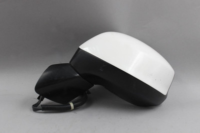 Left Driver Side White Door Mirror Power Fits 2014-2015 HONDA CIVIC OEM #45241 76251TR4A01ZH, 76258TR4C01