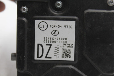 Camera/Projector Radar Unit Front Lane Departure Warning 2019 LEXUS UX200 #45186 8646C76020, 8646C76020