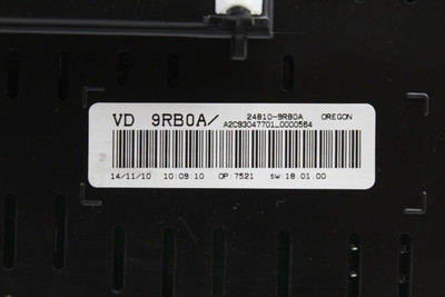 Speedometer Cluster 75K Digital KPH Upper Fits 2013-2017 NISSAN LEAF OEM #36114 248109RB0A high resolution2