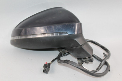 Right Passenger Side Moonlight Blue Door Mirror Power 2017-19 AUDI A4 OEM #35611 high resolution2