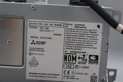 Audio Equipment Radio Display Screen And Receiver 2022-23 HONDA CIVIC OEM #36102 8A100-T20-A23-M1 high resolution2