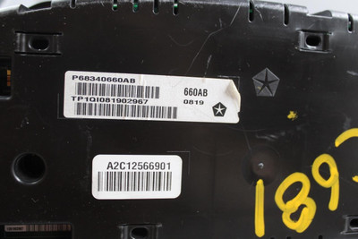 Speedometer Classic Style 5 Lug Wheel MPH 62K 2018-2020 DODGE 1500 PICKUP #36440 68340660AB high resolution2