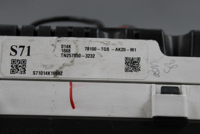 Speedometer Cluster KPH Touring 27K Miles Fits 2019-2020 HONDA PASSPORT #36449 78100-TGS-AK20-M1 high resolution2