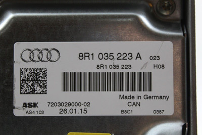 Audio Equipment Radio VIN Fp 7th And 8th Digit Fits 13-17 AUDI Q5 36554 8R1035223A high resolution2
