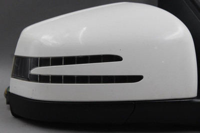 Right Passenger Side White Door Mirror 166 Type 13-16 MERCEDES GL450 OEM #45331 1668101219, 1718201042, 1668100493, 1668100264