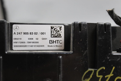 Temperature Control 177 Type ID 2479053402 Fits 19-21 A-CLASS 36500 A2479058302 high resolution2