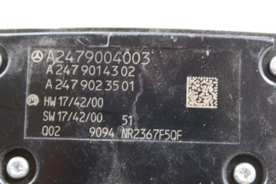 Audio Equipment Radio 177 Type Control Fits 19-21 A-CLASS 36502 A2479004003 high resolution2